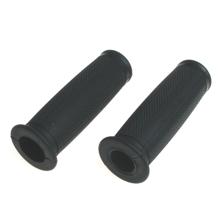Griffgummis (Paar) ballige Form für Simson SR1 SR2 KR50 Spatz - schwarz