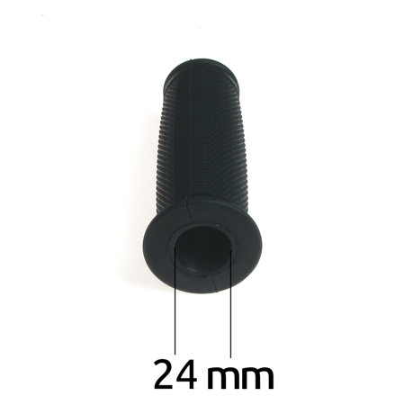 Griffgummis (Paar) ballige Form für Simson SR1 SR2 KR50 Spatz - schwarz