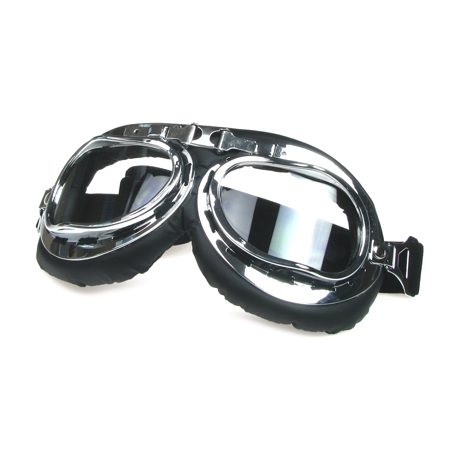 Motorradbrille 104 Klarglas Fliegerbrille für z.B. MZ ES TS BK RT ETZ Simson NSU