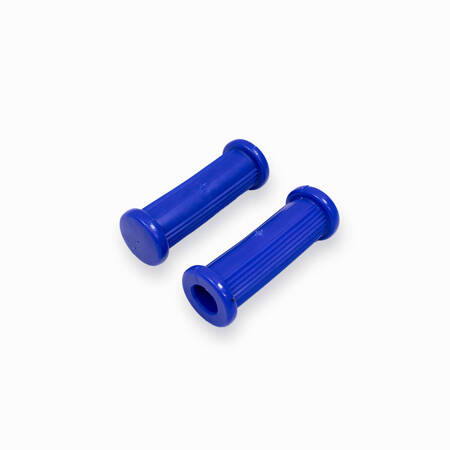 Paar Fußrastengummis (alte Typ) für Simson S50 S51 S70 KR51 Schwalbe SR4 - blau